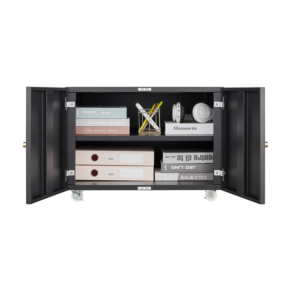 Office furniture Copier Cabinet white 2 door steel copier stand
